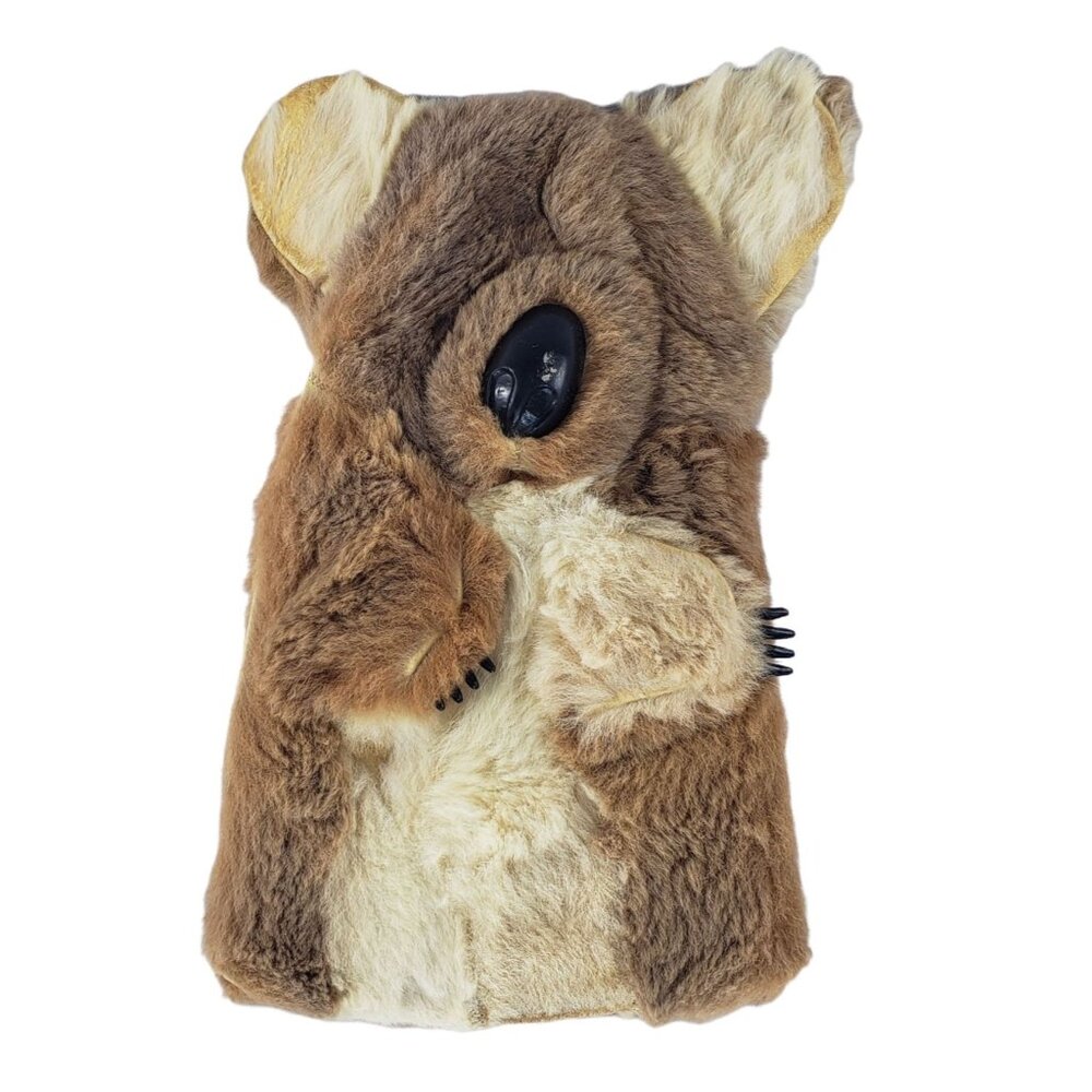 Koala Australia Real Fur Hand Puppet Kangaroo Sheepskin